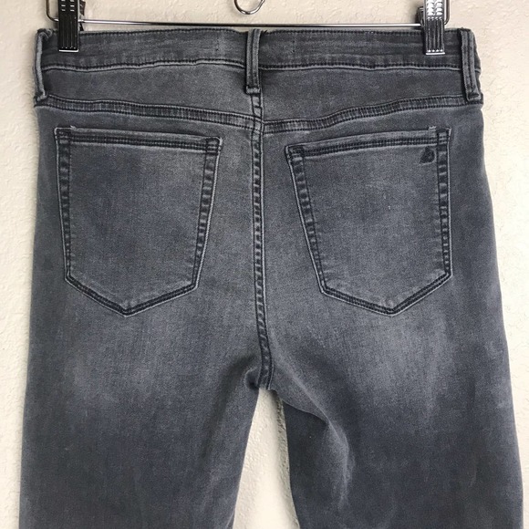 Sam Edelman Jeans "The Kitten" Mid-Rise Skinny Ankle Gray Stretchy Size 30 - Picture 8 of 15